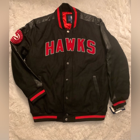 NBA Other - Men’s NBA Hawks Varsity Jacket Coat
